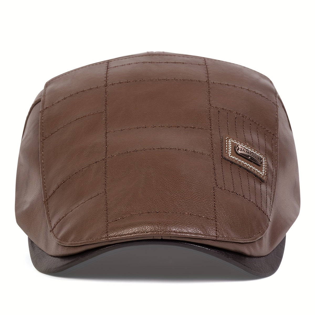 PRIMEVARO™ Heritage Leather Flat Cap