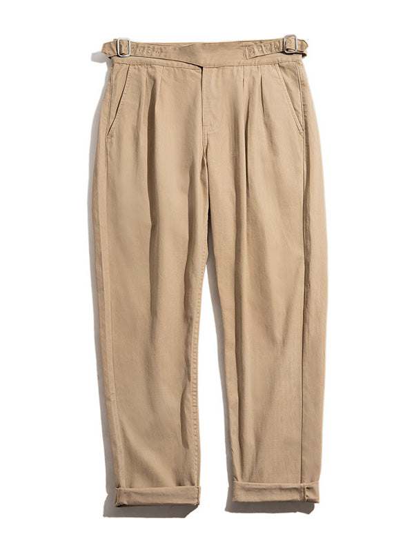 Men's Vintage-Inspired GURKHA Pants Straight Casual Pants