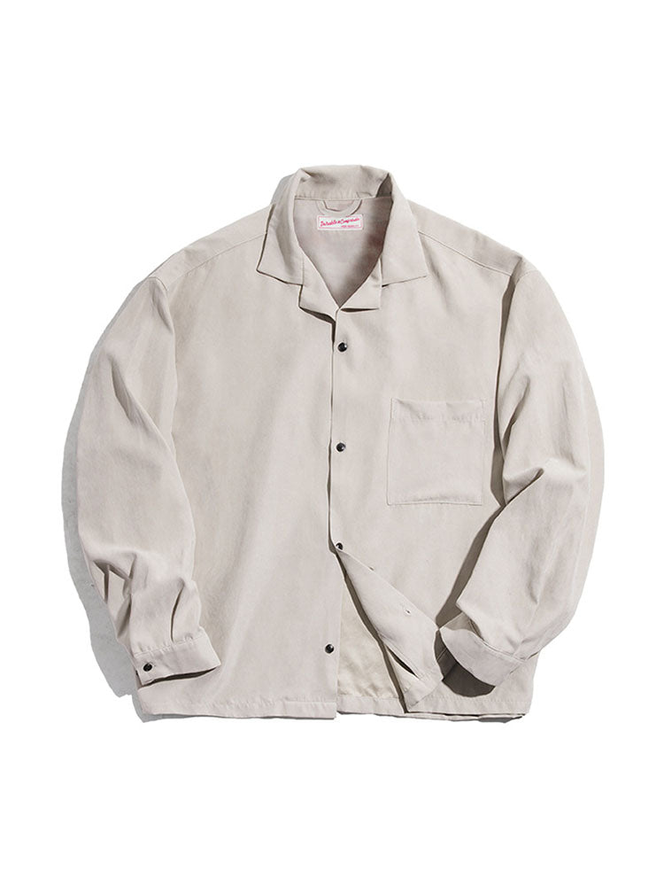 Men's Cuban Collar Loose-Fit Shirt