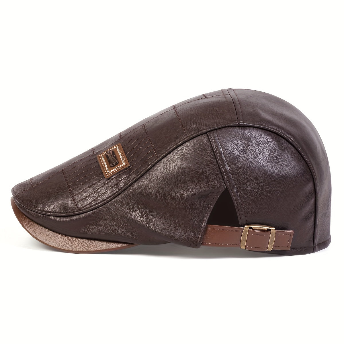 PRIMEVARO™ Heritage Leather Flat Cap
