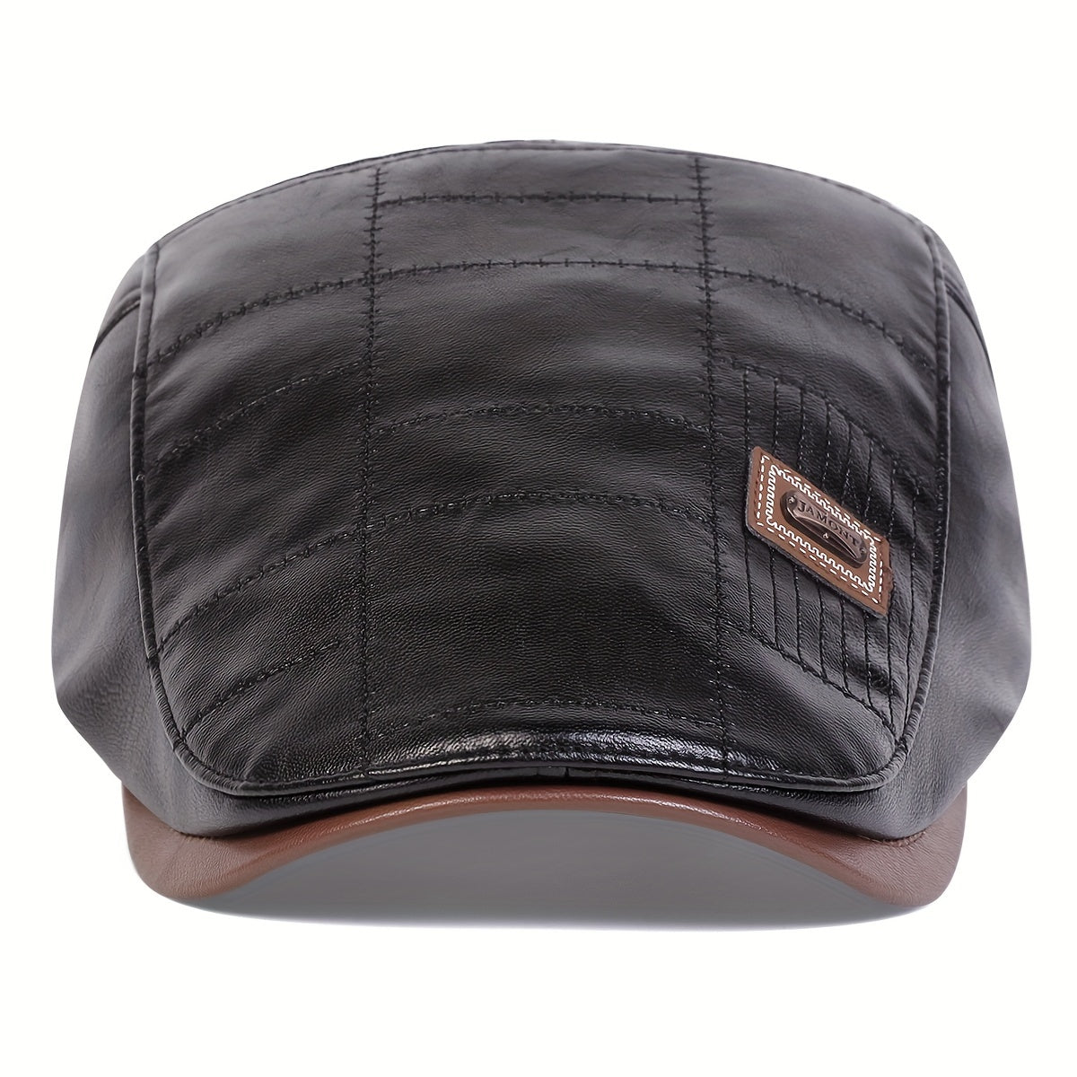 PRIMEVARO™ Heritage Leather Flat Cap